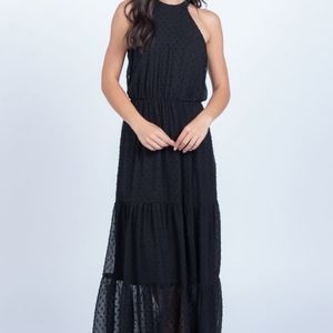 Swiss Dot Maxi Dress
